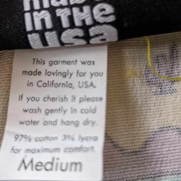 Rare vintage Nooworks full skirt/retro style sleeveless dress with cacti/moons - Picture 3 of 4